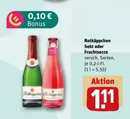 REWE DE Rotkäppchen Sekt oder Fruchtsecco tilbud