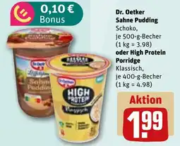 REWE DE Dr. oetker sahne pudding , tilbud