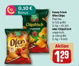 REWE DE Funny-frisch ofen chips , oder Chipsfrisch tilbud