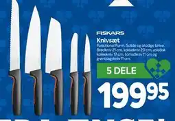 Din Isenkræmmer FISKARS Knivsæt, DKK 199.95 tilbud