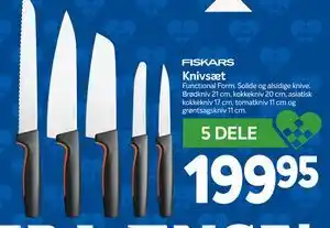 Din Isenkræmmer FISKARS Knivsæt, DKK 199.95 tilbud