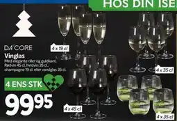 Din Isenkræmmer Vinglas, DKK 99.95 tilbud