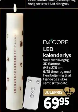 Din Isenkræmmer LED kalenderlys, DKK 69.95 tilbud