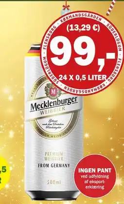 Købmandsgården Mecklenburger Weißbier, DKK 99 tilbud