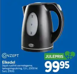 Din Isenkræmmer Elkedel, DKK 99.95 tilbud