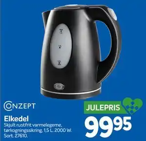 Elkedel, DKK 99.95