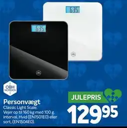 Din Isenkræmmer Personvægt, DKK 129.95 tilbud