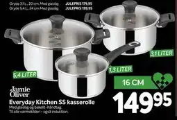 Din Isenkræmmer Everyday Kitchen SS kasserolle tilbud