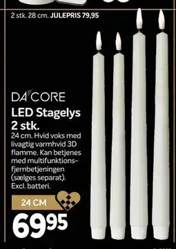 Din Isenkræmmer LED Stagelys 2 stk, DKK 69.95 tilbud