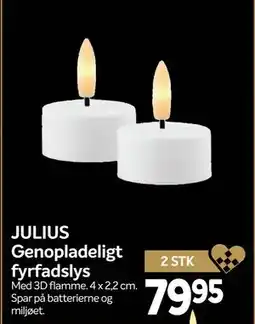 Din Isenkræmmer JULIUS Genopladeligt fyrfadslys, DKK 79.95 tilbud