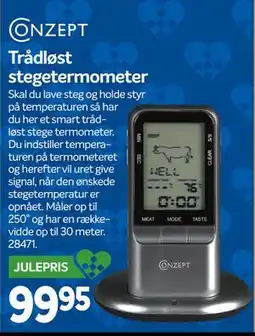 Din Isenkræmmer Trådløst stegetermometer, DKK 99.95 tilbud
