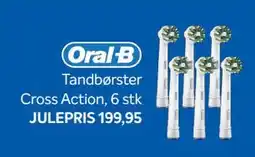 Din Isenkræmmer Tandbørster Cross Action, 6 stk, DKK 199.95 tilbud
