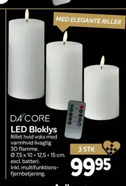 Din Isenkræmmer LED Bloklys, DKK 99.95 tilbud