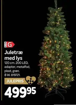 Din Isenkræmmer Juletræ med lys, DKK 499.95 tilbud