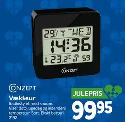 Din Isenkræmmer Vækkeur, DKK 99.95 tilbud