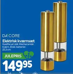 Din Isenkræmmer Elektrisk kværnsæt, DKK 149.95 tilbud