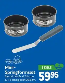 Din Isenkræmmer MiniSpringformsæt, DKK 59.95 tilbud