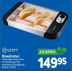 Din Isenkræmmer Brødrister, DKK 149.95 tilbud
