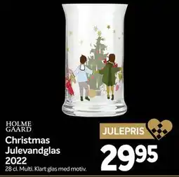 Din Isenkræmmer Christmas Julevandglas 2022, DKK 29.95 tilbud