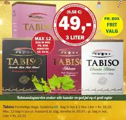 Købmandsgården Tabiso, DKK 49 tilbud