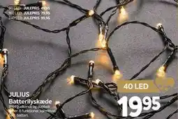 Din Isenkræmmer JULIUS Batterilyskæde tilbud