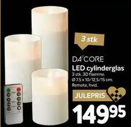 Din Isenkræmmer LED cylinderglas, DKK 149.95 tilbud
