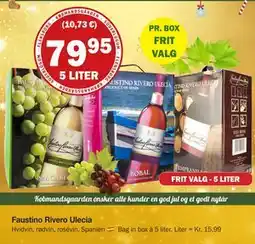 Købmandsgården Faustino Rivero Ulecia, DKK 79.95 tilbud