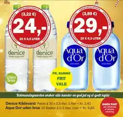 Købmandsgården Denice Kildevand, DKK 24 tilbud