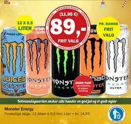 Købmandsgården Monster Energy, DKK 89 tilbud
