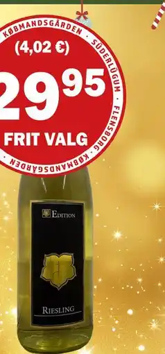 Købmandsgården Edition Riesling, DKK 29.95 tilbud