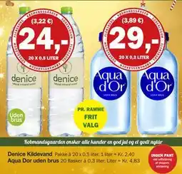 Købmandsgården Aqua Dor uden brus, DKK 29 tilbud