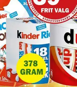 Købmandsgården Kinder Riegel, DKK 39.95 tilbud