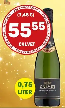 Købmandsgården Calvet Cremant de Bordeaux Brut, DKK 55.55 tilbud