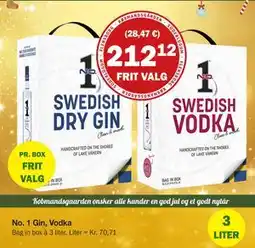 Købmandsgården No. 1 Gin, Vodka, DKK 212.12 tilbud