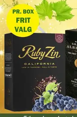 Købmandsgården Ruby Zin, DKK 99.95 tilbud