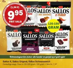 Købmandsgården Sallos-X, Sallos Original, Sallos Schwarzweich, DKK 9.95 tilbud