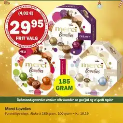 Købmandsgården Merci Lovelies, DKK 29.95 tilbud