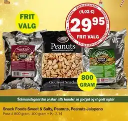 Købmandsgården Snack Foods Sweet & Salty, Peanuts, Peanuts Jalapeno, DKK 29.95 tilbud