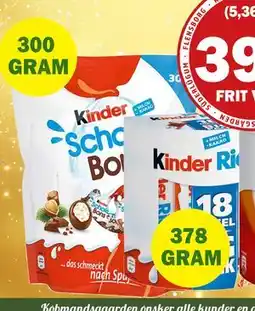 Købmandsgården Kinder Schoko Bons, DKK 39.95 tilbud