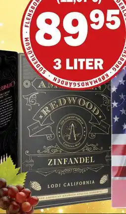 Købmandsgården The American Redwood, DKK 89.95 tilbud