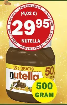 Købmandsgården Nutella, DKK 29.95 tilbud
