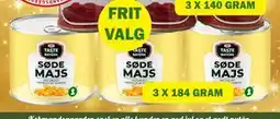 Købmandsgården Taste of Nature Søde majs, DKK 9.95 tilbud