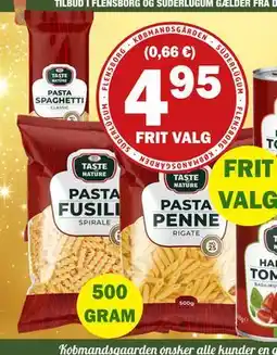 Købmandsgården Taste of Nature Pasta, DKK 4.95 tilbud