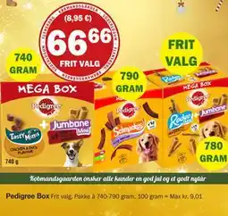 Købmandsgården Pedigree Box, DKK 66.66 tilbud