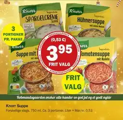 Købmandsgården Knorr Suppe, DKK 3.95 tilbud