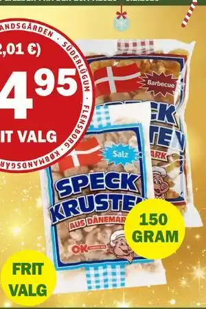 Købmandsgården OK Snack Speckkrusten, DKK 14.95 tilbud