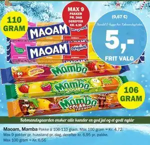 Maoam, Mamba, DKK 5