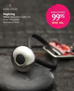 Kop & Kande GEORG JENSEN Nøglering tilbud