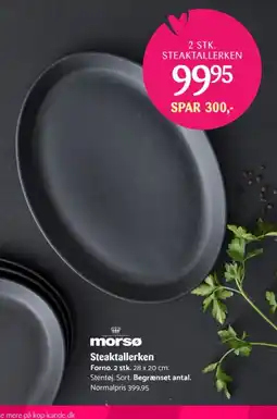 Kop & Kande Morsø Steaktallerken tilbud