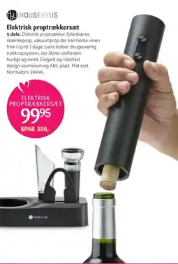 Kop & Kande Elektrisk proptrækkersæt tilbud